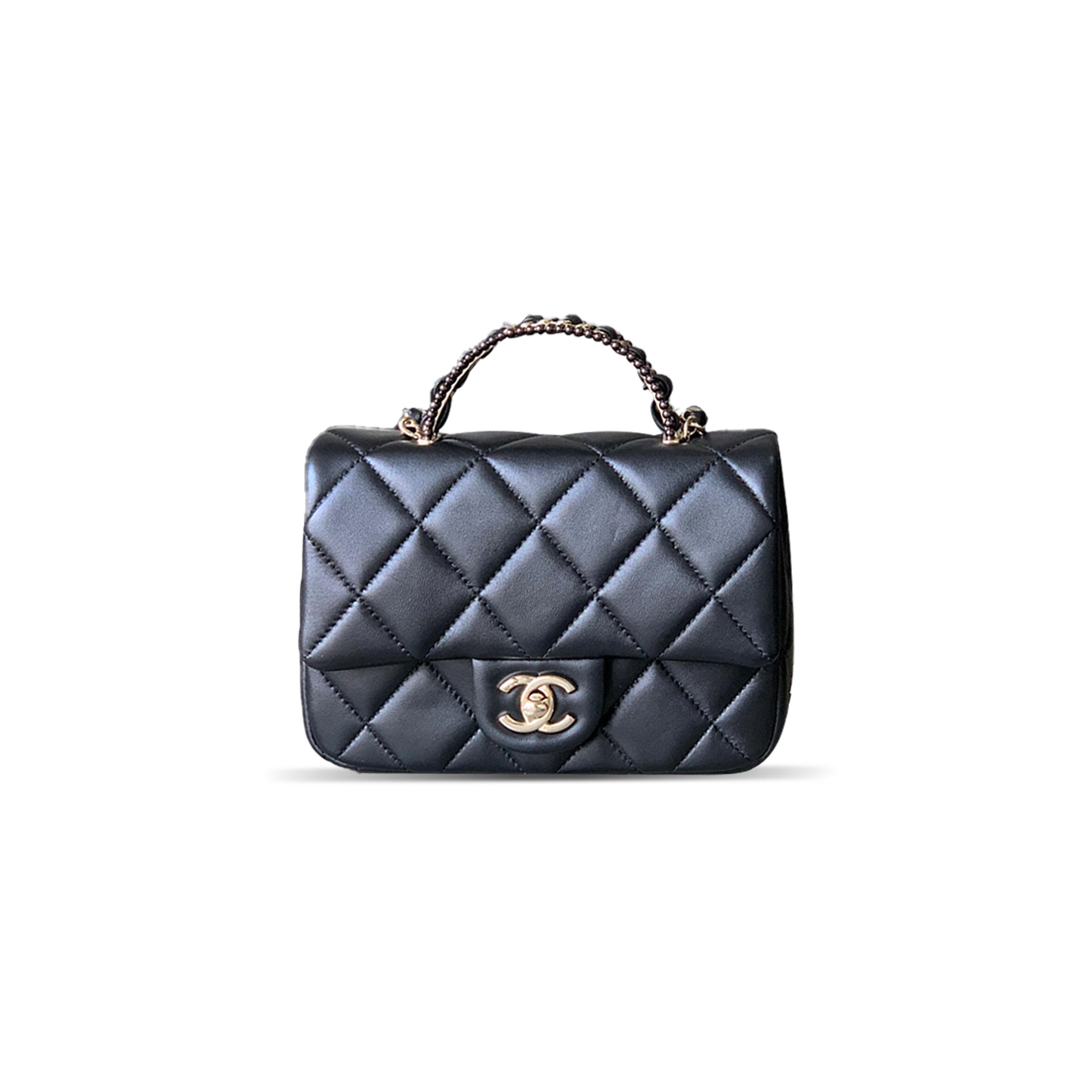 CHANEL MINI WELDING FLAP PEARL PACK AS5367 (18.5*12*7.5cm)